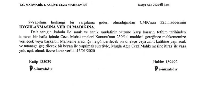 Seri Muhakeme Usulü İnceleme Tutanağı